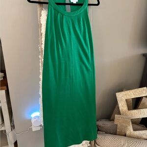 New York & Company Vibrant Green Midi Dress